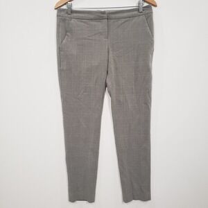 Amanda + Chelsea Dress Pants Womens 4P Gray Tapered‎ Slim Fit Trousers Office